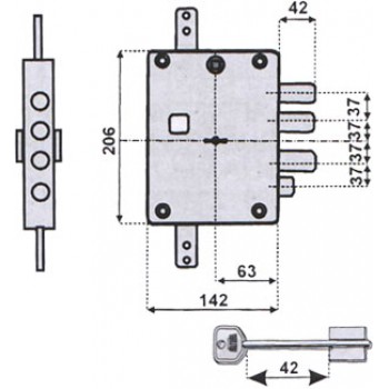 atra 6142 s serratura