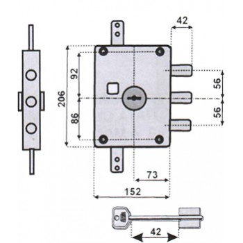 atra 7031 d serratura