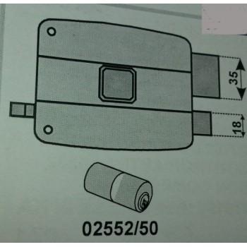 cisa 50111 40 dx serratura 50111-40-1