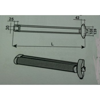 cisa 59811-11 maniglione antipanico