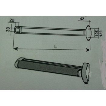 cisa 59816 10 maniglione antipanico
