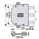 cr 2205/56 dx serratura