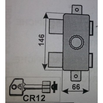 cr 230 dx pomolo deviatore