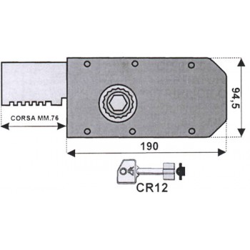 cr 3700 sk55 serratura sinistra cr 3700 sk55 serratura sinistra