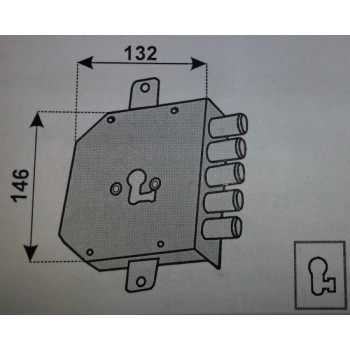 mottura 38.620 dx serratura 38620 dx