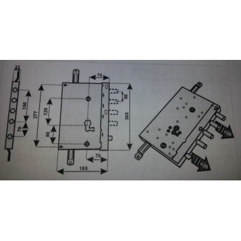 mottura 898461grld serratura