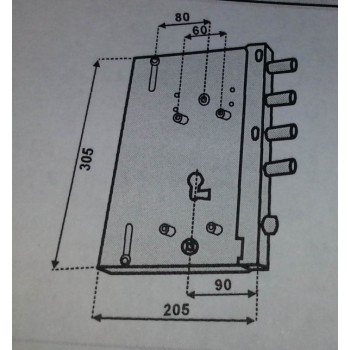 mottura 898561gd11 serratura
