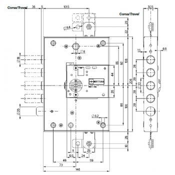 mottura 89k571drsb serratura