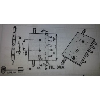 mottura 89r567gd24 serratura