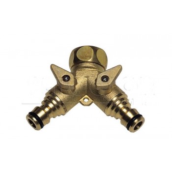 presa 2 rubinetti f ottone 88354
