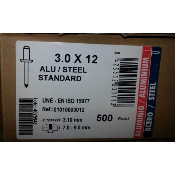 rivetti 3x12 alluminio